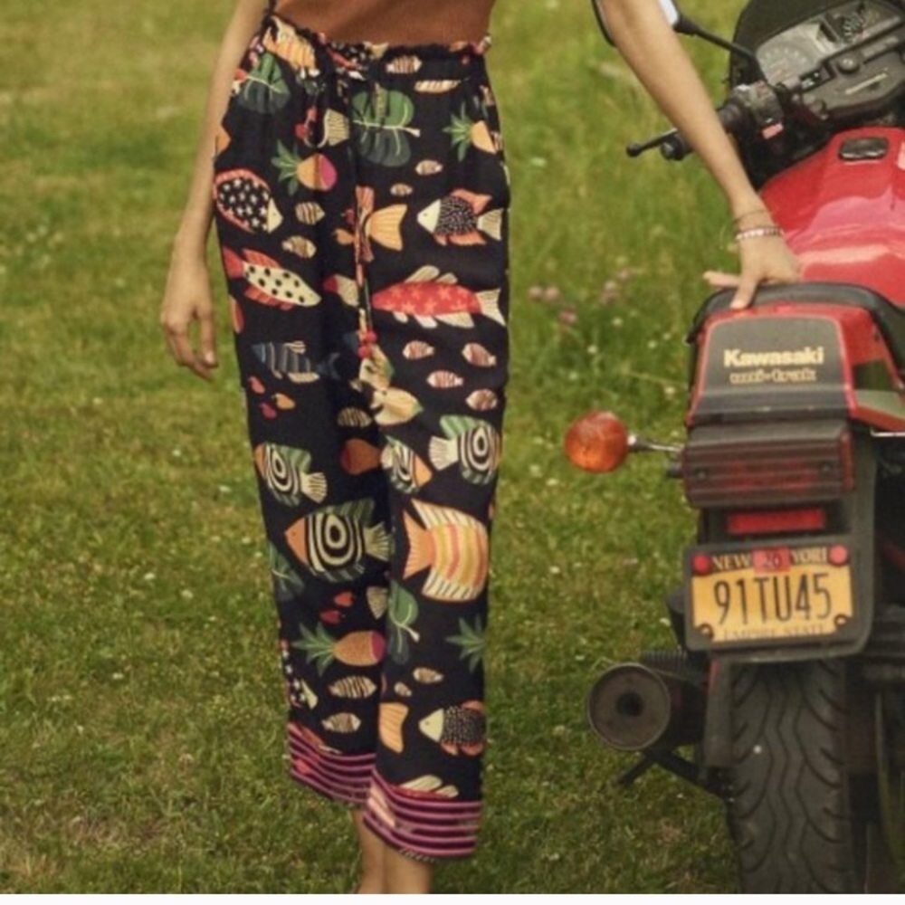 Anthropologie FARM Rio Sea-life Pants